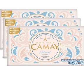 Camay Camay Natural zeep 3x125 gram Camay Camay Natural zeep 3x125 gram