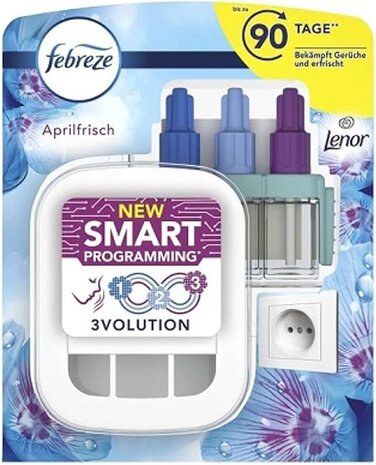 Febreze Febreze 3Volution Duftstecker Starterkit Aprilfrisch 20ml Febreze Febreze 3Volution Duftstecker Starterkit Aprilfrisch 20ml