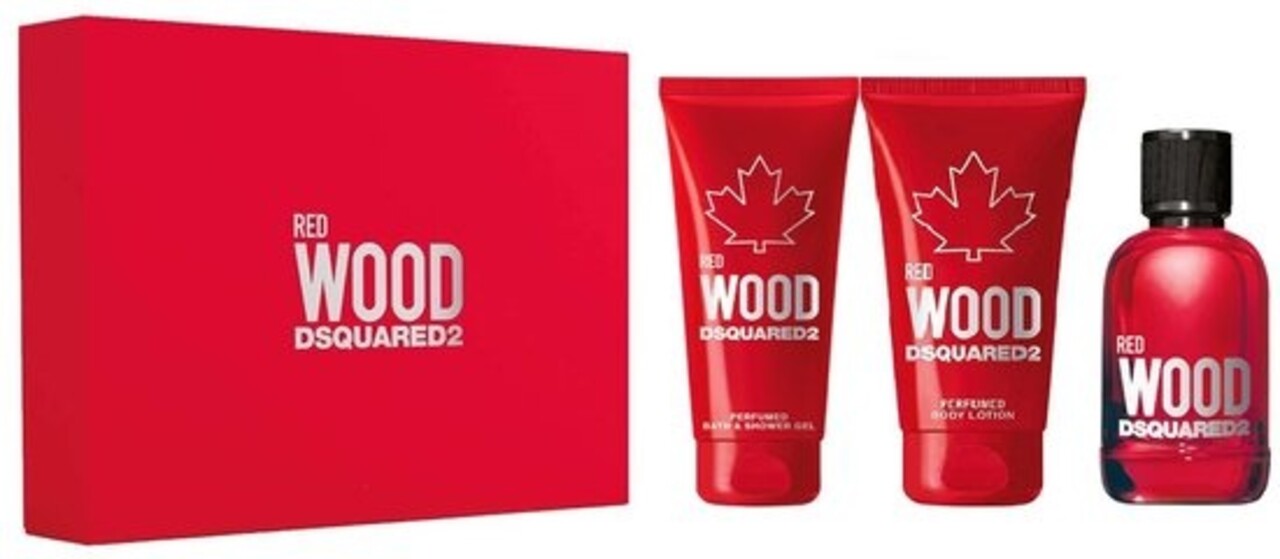 Dsquared2 Dsquared2 - Red Wood Giftset Edt 50 ML Shower Gel 50 ML Body Lotion 50 ML Dsquared2 Dsquared2 - Red Wood Giftset Edt 50 ML Shower Gel 50 ML Body Lotion 50 ML