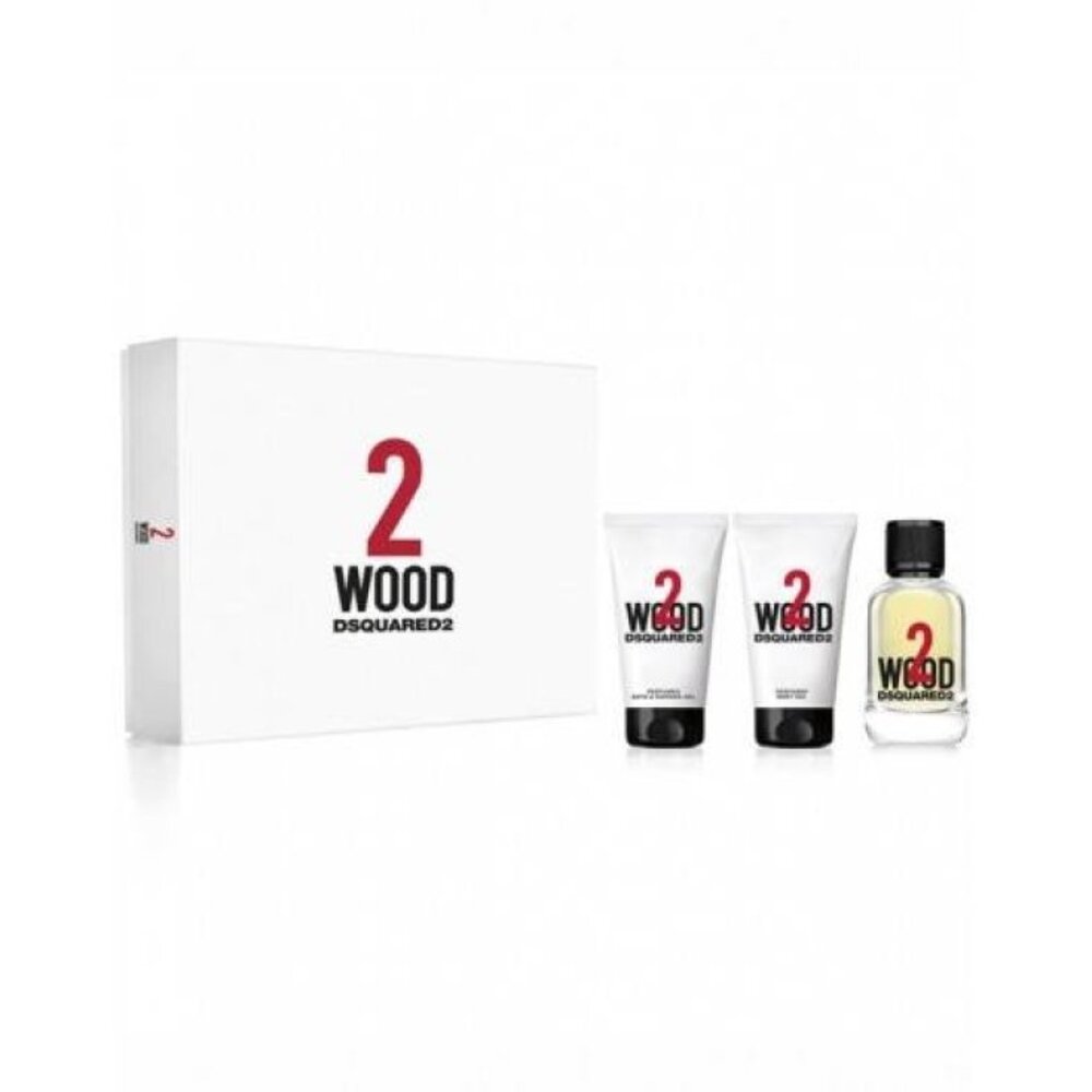 Dsquared2 Dsquared2 2 Wood Gift Set 50ml Eau de Toilette + 50ml Bath & Shower Gel + 50ml Body Gel Dsquared2 Dsquared2 2 Wood Gift Set 50ml Eau de Toilette + 50ml Bath & Shower Gel + 50ml Body Gel