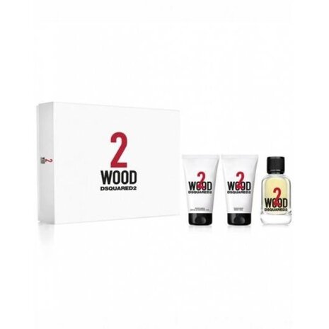Dsquared2 Dsquared2 2 Wood Gift Set 50ml Eau de Toilette + 50ml Bath & Shower Gel + 50ml Body Gel Dsquared2 Dsquared2 2 Wood Gift Set 50ml Eau de Toilette + 50ml Bath & Shower Gel + 50ml Body Gel