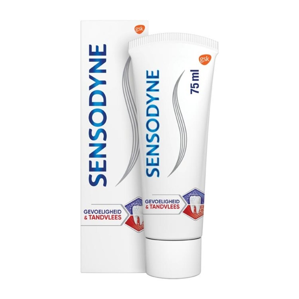 Sensodyne Sensodyne Tandpasta Gevoeligheid & Tandvlees 75ML Sensodyne Sensodyne Tandpasta Gevoeligheid & Tandvlees 75ML
