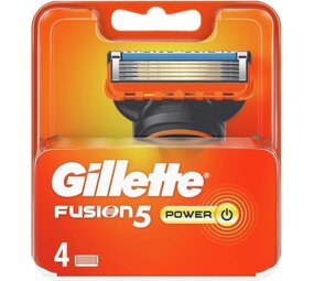 Gillette Gillette Fusion 5 Power 4stuks Gillette Gillette Fusion 5 Power 4stuks