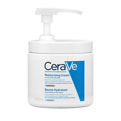 Cerave Cerave Hydraterende Crème 454ML Pomp Cerave Cerave Hydraterende Crème 454ML Pomp