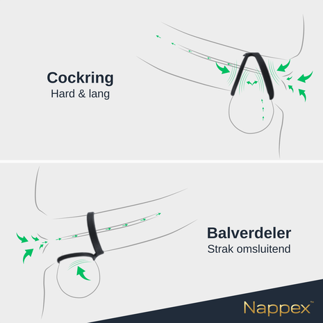 Nappex Nappex™ Javari - Cockring - - Penisring Sex Toys Nappex Nappex™ Javari - Cockring - - Penisring Sex Toys