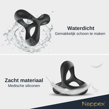 Nappex Nappex™ Jari - Cockring -Penisring Sex Toys - 2 in 1 Nappex Nappex™ Jari - Cockring -Penisring Sex Toys - 2 in 1