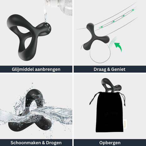Nappex Nappex™ Jari - Cockring -Penisring Sex Toys - 2 in 1 Nappex Nappex™ Jari - Cockring -Penisring Sex Toys - 2 in 1