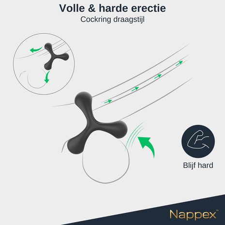 Nappex Nappex™ Jari - Cockring -Penisring Sex Toys - 2 in 1 Nappex Nappex™ Jari - Cockring -Penisring Sex Toys - 2 in 1