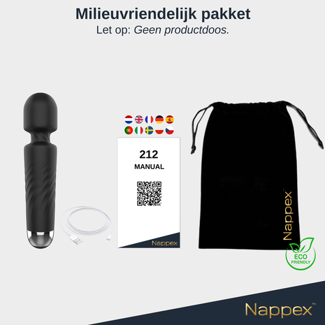 Nappex Nappex™ 212 Wand - Wand Vibrator Sex Toys Nappex Nappex™ 212 Wand - Wand Vibrator Sex Toys