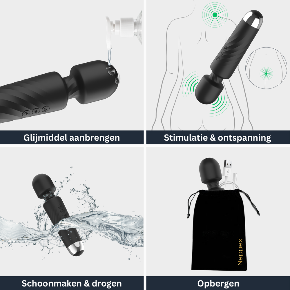 Nappex Nappex™ 212 Wand - Wand Vibrator Sex Toys Nappex Nappex™ 212 Wand - Wand Vibrator Sex Toys