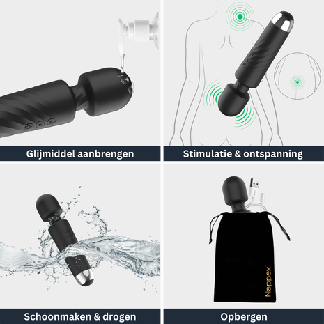Nappex Nappex™ 212 Wand - Wand Vibrator Sex Toys Nappex Nappex™ 212 Wand - Wand Vibrator Sex Toys