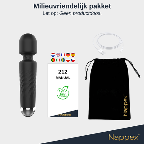 Nappex Nappex™ 212 Wand - Wand Vibrator Sex Toys Nappex Nappex™ 212 Wand - Wand Vibrator Sex Toys