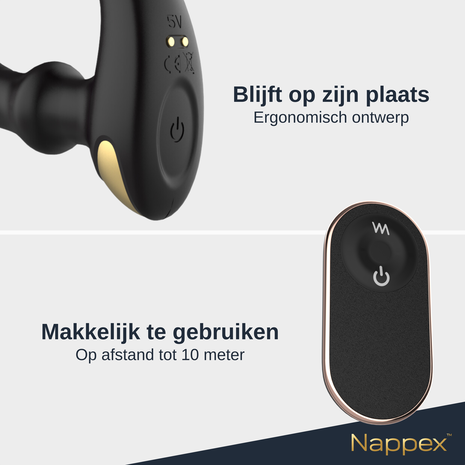Nappex  Nappex™ Tambo - Prostaat vibrators - Vibrator Sex Toys Mannen Nappex  Nappex™ Tambo - Prostaat vibrators - Vibrator Sex Toys Mannen