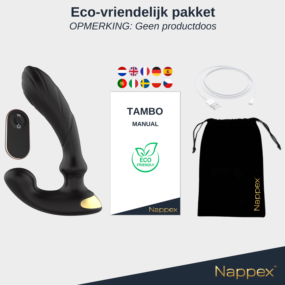 Nappex  Nappex™ Tambo - Prostaat vibrators - Vibrator Sex Toys Mannen Nappex  Nappex™ Tambo - Prostaat vibrators - Vibrator Sex Toys Mannen