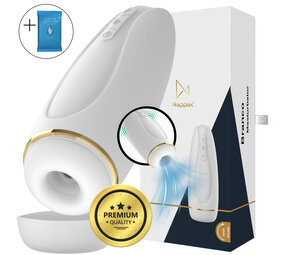 Nappex Masturbator - Nappex™ Branco - Pocket Pussy Vibrators Sex toys - Wit Nappex Masturbator - Nappex™ Branco - Pocket Pussy Vibrators Sex toys - Wit