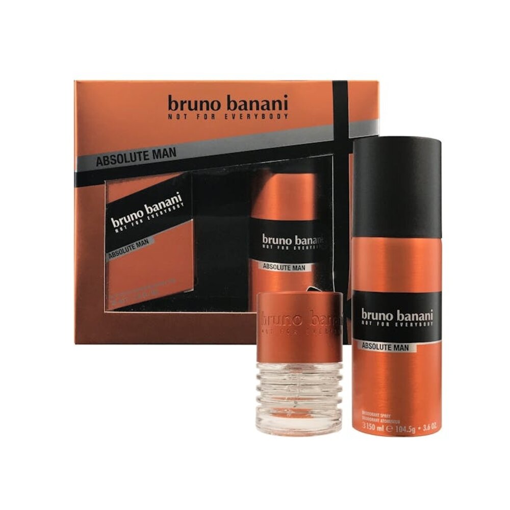 Bruno Banani Bruno Banani Absolute Man Eau de Toilette 30 ml + Deospray 150ml set Bruno Banani Bruno Banani Absolute Man Eau de Toilette 30 ml + Deospray 150ml set