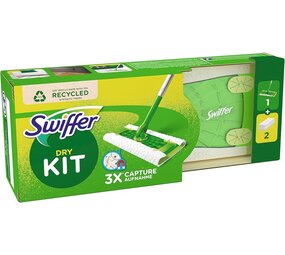 Swiffer Swiffer Starterskit met 1 Handvat + 2 Droge Doekjes Navullingen Swiffer Swiffer Starterskit met 1 Handvat + 2 Droge Doekjes Navullingen