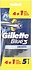 Gillette Scheermesjes Blue 3 wegwerp 4+1 Gillette Scheermesjes Blue 3 wegwerp 4+1