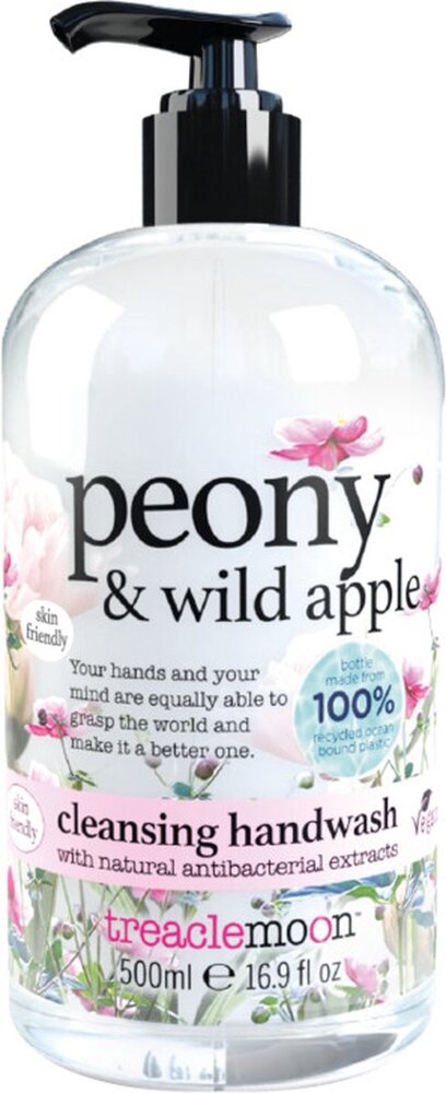 Treaclemoon treacle moon -peony and wild apple cleansing hand wash 500 ml Treaclemoon treacle moon -peony and wild apple cleansing hand wash 500 ml