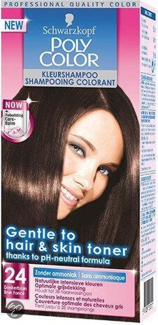 Schwarzkopf schwarzkopf kleurshampoo nr 24 donkerbruin Schwarzkopf schwarzkopf kleurshampoo nr 24 donkerbruin