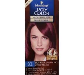 Schwarzkopf schwarzkopf creme-haarverf nr 83 donker kersenrood Schwarzkopf schwarzkopf creme-haarverf nr 83 donker kersenrood