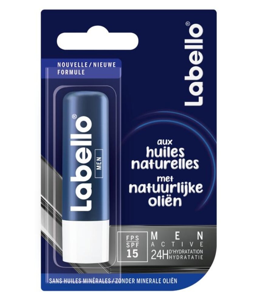 Labello Labello Lipcare – Men Active 4,8 gr Labello Labello Lipcare – Men Active 4,8 gr