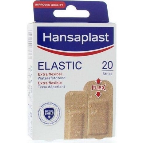 Hansaplast Hansaplast Pleisters – Elastic 20 strips Hansaplast Hansaplast Pleisters – Elastic 20 strips