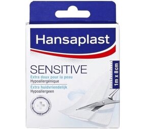 Hansaplast Hansaplast Pleisters – Sensitive 1m x 8cm Hansaplast Hansaplast Pleisters – Sensitive 1m x 8cm