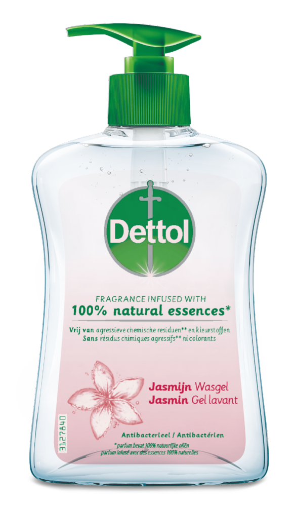 Dettol Dettol Jasmijn geur verrijkt met 100% natuurlijke oliën  250 ml Dettol Dettol Jasmijn geur verrijkt met 100% natuurlijke oliën  250 ml