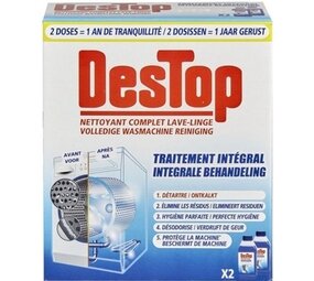 Destop Destop Wasmachinereiniger 2x250 ml Destop Destop Wasmachinereiniger 2x250 ml