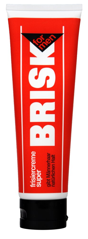 Brisk stevige haar & baard creme standbuis 100ml Brisk stevige haar & baard creme standbuis 100ml