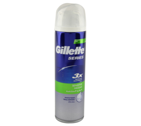 Gillette Gillette Series Scheerschuim Gevoelige Huid - 250ml Gillette Gillette Series Scheerschuim Gevoelige Huid - 250ml