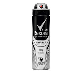Rexona Rexona Men Invisible Black+White Anti White Marks Deodorant - 150ml Rexona Rexona Men Invisible Black+White Anti White Marks Deodorant - 150ml