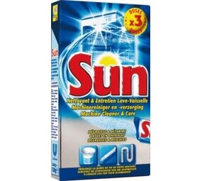Sun Sun Vaatwasmachinereiniger - 3x 40 gr. Sun Sun Vaatwasmachinereiniger - 3x 40 gr.