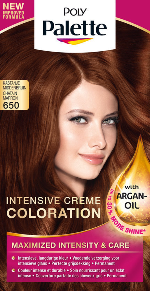 Schwarzkopf Schwarzkopf  Cremekleuring - Poly Palette 650 Kastanje Midden Bruin