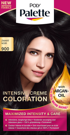 Schwarzkopf Schwarzkopf Haarverf Poly Palette Nr. 900 Zwart - 115 ml Schwarzkopf Schwarzkopf Haarverf Poly Palette Nr. 900 Zwart - 115 ml