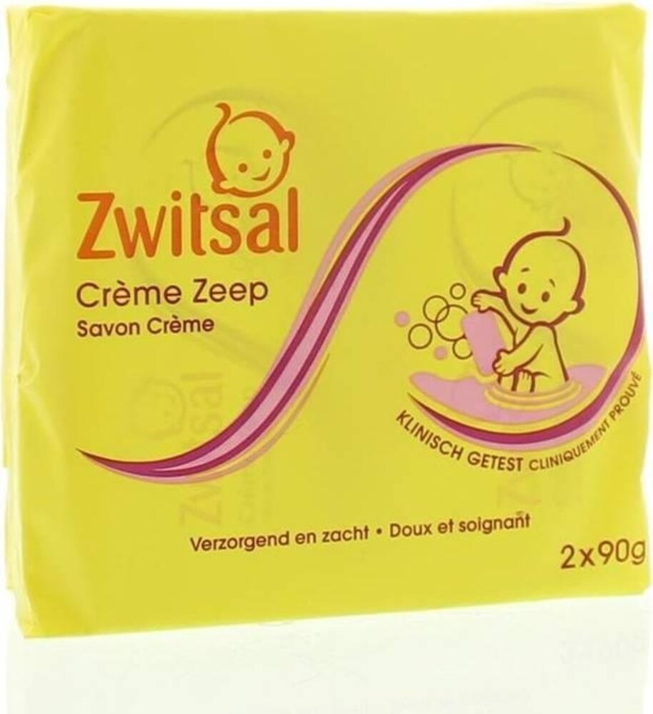 Zwitsal Zwitsal Crème Zeep - 2x90 gr Zwitsal Zwitsal Crème Zeep - 2x90 gr