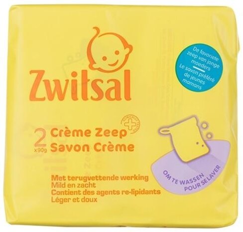 Zwitsal Zwitsal Crème Zeep - 2x90 gr Zwitsal Zwitsal Crème Zeep - 2x90 gr