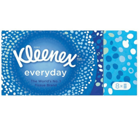 Kleenex Kleenex Zakdoekjes - Everyday 8-pak Kleenex Kleenex Zakdoekjes - Everyday 8-pak