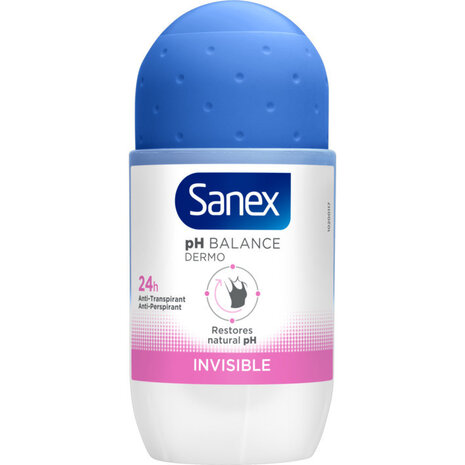 Sanex Sanex Deoroller - Dermo Invisible Women 50 ml Sanex Sanex Deoroller - Dermo Invisible Women 50 ml