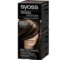 Syoss Syoss Permanent Coloration Haarverf - 3-8 Sweet Brunette Syoss Syoss Permanent Coloration Haarverf - 3-8 Sweet Brunette