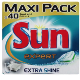 Sun Sun All In 1 Vaatwastabletten Expert Extra Shine - 40 stuks Sun Sun All In 1 Vaatwastabletten Expert Extra Shine - 40 stuks