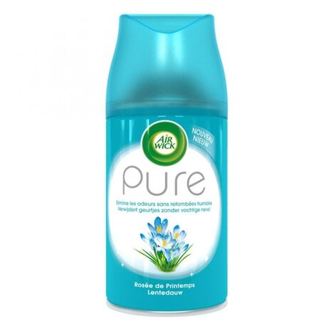 Airwick Airwick Luchtverfrisser - Freshmatic Navulling Pure Lentedauw - 250ml Airwick Airwick Luchtverfrisser - Freshmatic Navulling Pure Lentedauw - 250ml