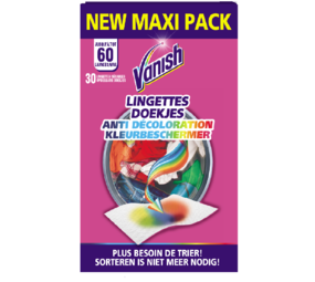 Vanish Vanish Kleurbeschermer doekjes Maxi Pack  - 30 stuks Kleurvangers Vanish Vanish Kleurbeschermer doekjes Maxi Pack  - 30 stuks Kleurvangers