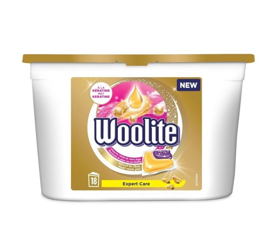 Woolite Woolite Pro Care Wasmiddel Wascapsules - 18 Wasbeurten Woolite Woolite Pro Care Wasmiddel Wascapsules - 18 Wasbeurten