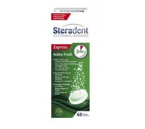 Steradent Steradent Reinigingstabletten Active Fresh - 60 Tabletten