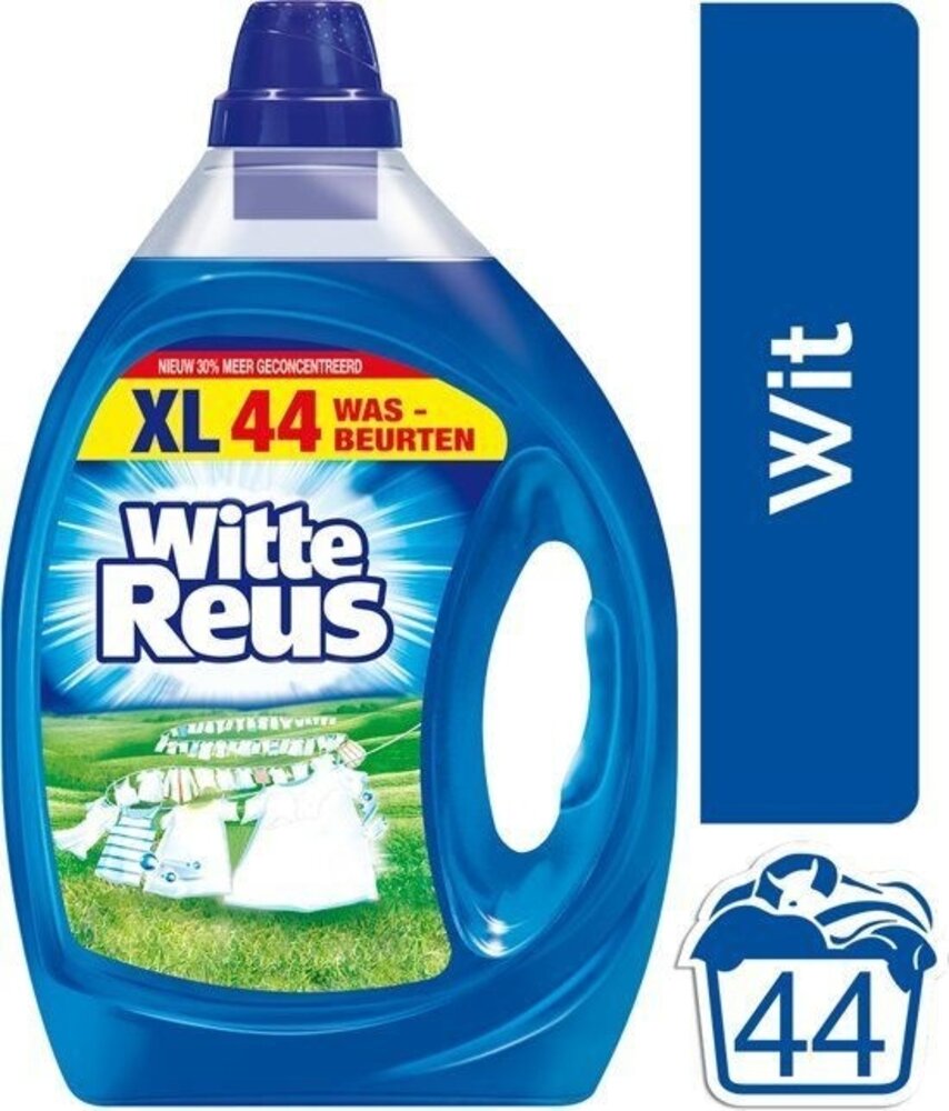 Witte Reus Witte Reus Wasmiddel Gel - 44 Wasbeurten Witte Reus Witte Reus Wasmiddel Gel - 44 Wasbeurten