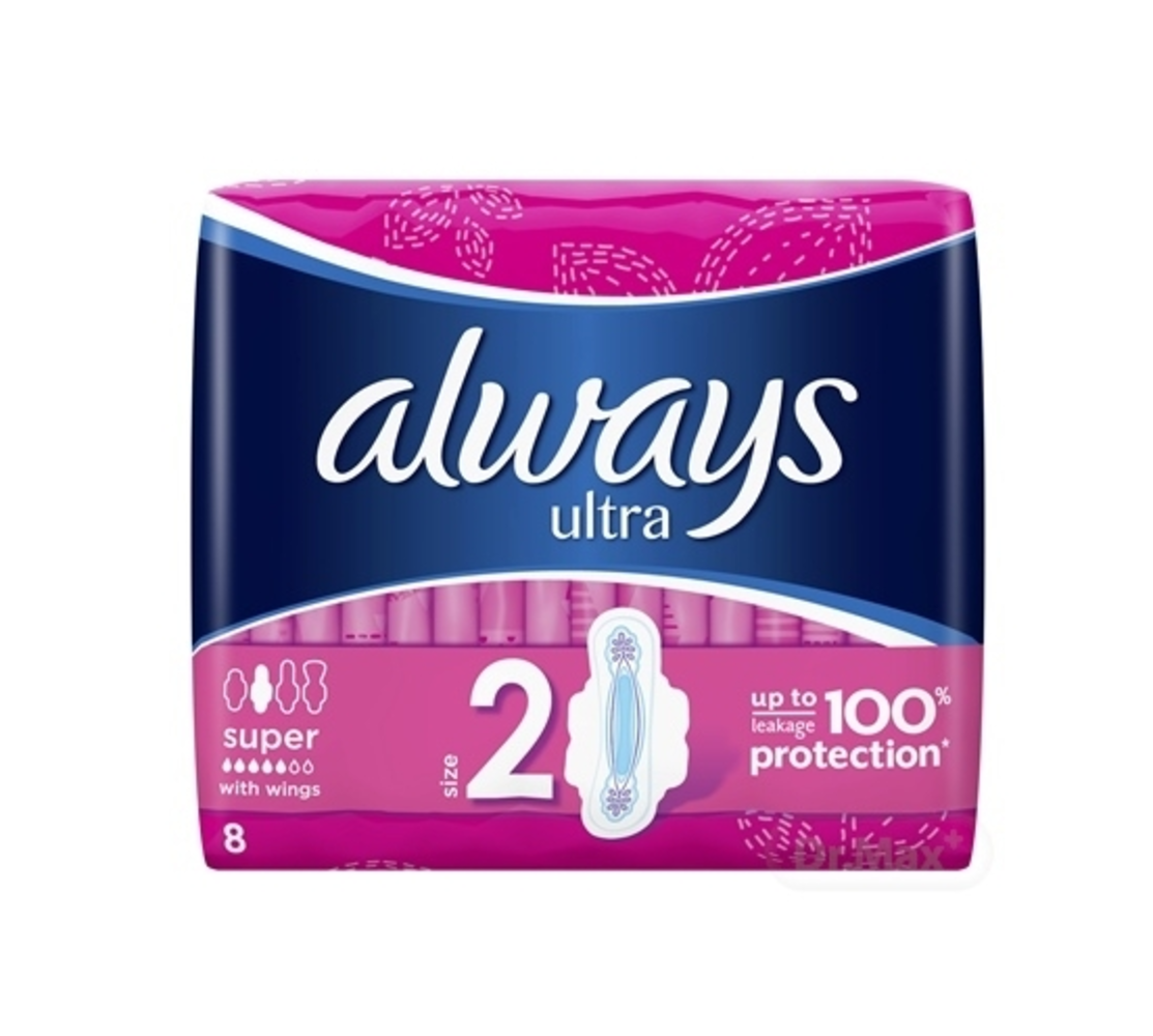 Always Always Maandverband Ultra Super Plus With Wings - 8 Stuks Always Always Maandverband Ultra Super Plus With Wings - 8 Stuks