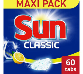 Sun Sun Classic Lemon Vaatwastabletten - 60 stuks Sun Sun Classic Lemon Vaatwastabletten - 60 stuks