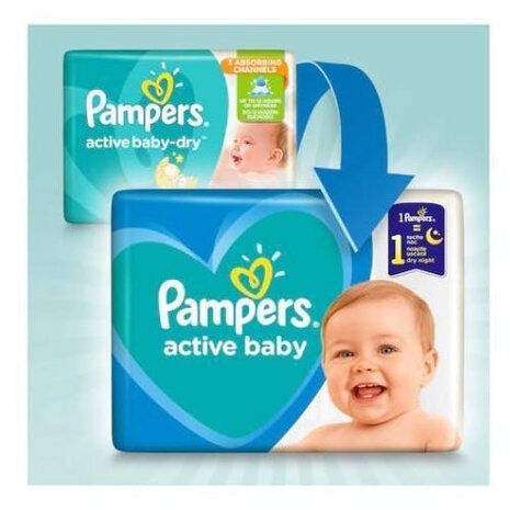 Pampers Pampers Luiers Active Baby Maat 5 - 64 Stuks Pampers Pampers Luiers Active Baby Maat 5 - 64 Stuks